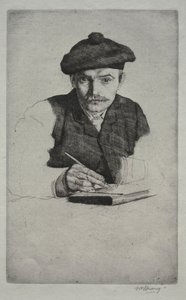Autoportret, 1885. autorstwa William Strang