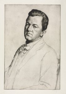 Sir Charles Holroyd, 1909. autorstwa William Strang