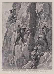 Alpinizm w Tyrolu, niebezpieczna wspinaczka w Dolomitach autorstwa William T. Maud