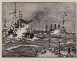 Manewry morskie, HMS Benbow na ciężkim morzu