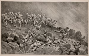 Wielki atak na Ladysmith: The Devons Clearing Wagon Hill autorstwa William T. Maud