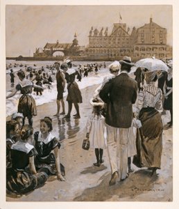 Scena na plaży z Harper