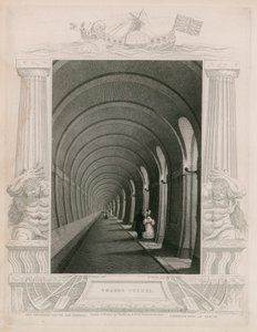 Tunel Tamizy autorstwa William Tombleson