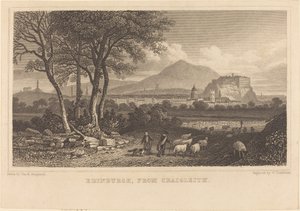 Edynburg, od Craigleith autorstwa William Tombleson after Thomas Hosmer Shepherd