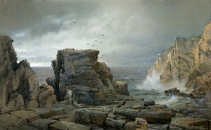 Skaliste Wybrzeże, 1877. autorstwa William Trost Richards
