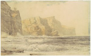 Zamek Baldart, Kilkee, Hrabstwo Clare, Irlandia autorstwa William Trost Richards