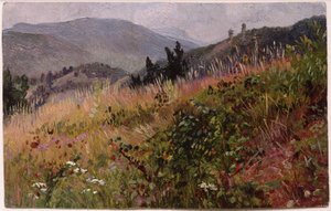 Hrabstwo Essex w górach Adirondack autorstwa William Trost Richards