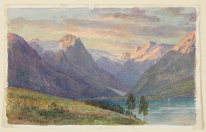 Fiord w Norwegii autorstwa William Trost Richards