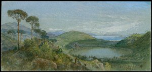 Jezioro Averno autorstwa William Trost Richards