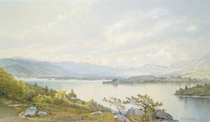 Jezioro Squam i Góry Sandwich autorstwa William Trost Richards