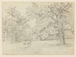 Krajobraz, Darmstadt, Niemcy autorstwa William Trost Richards