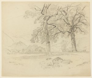 Krajobraz, Jezioro Brienz, Interlaken, Szwajcaria autorstwa William Trost Richards