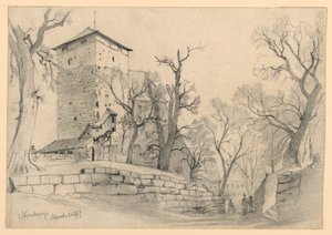 Zamek w Norymberdze, Niemcy autorstwa William Trost Richards