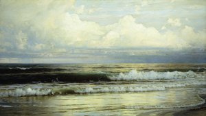 Słoneczne chmury i morze, 1897 autorstwa William Trost Richards