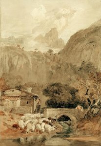 Aiguillette z doliny Cluse autorstwa Joseph Mallord William Turner