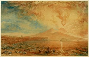 Zatoka Neapolitańska (Wezuwiusz Zły) autorstwa Joseph Mallord William Turner
