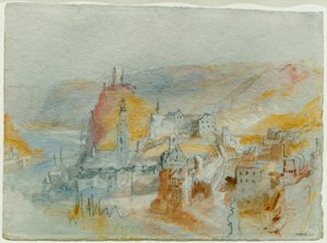Cochem widziany z góry Endertal autorstwa Joseph Mallord William Turner