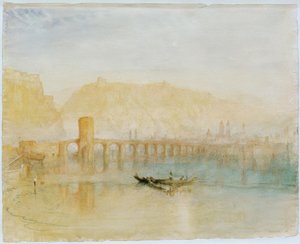 Most Mozela w Koblencji autorstwa Joseph Mallord William Turner