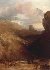 Zamek Dolbadarn autorstwa Joseph Mallord William Turner