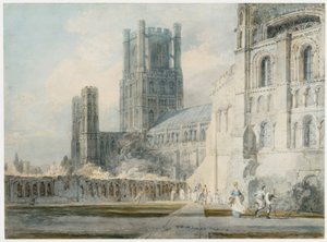 Katedra Ely od południowego wschodu autorstwa Joseph Mallord William Turner