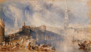 Inverness, zza rzeki Ness autorstwa Joseph Mallord William Turner