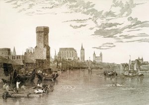 Kolonia widziana z rzeki autorstwa Joseph Mallord William Turner