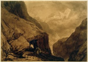 Góra Świętego Gotarda autorstwa Joseph Mallord William Turner