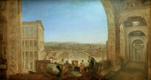 Rzym, z Watykanu. Raffaelle w towarzystwie La Fornari autorstwa Joseph Mallord William Turner