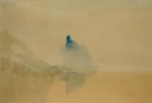 Zamek nad brzegiem jeziora autorstwa Joseph Mallord William Turner