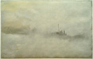 Statek podczas burzy (?) autorstwa Joseph Mallord William Turner