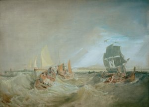 Wysyłka u ujścia Tamizy autorstwa Joseph Mallord William Turner