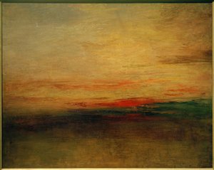 Zachód słońca(?) autorstwa Joseph Mallord William Turner