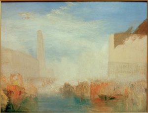Wenecja: Piazetta z Ceremonią Ślubu Dożów autorstwa Joseph Mallord William Turner