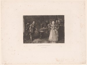 Alva odwiedza regentkę Małgorzatę z Parmy, 1567 Wizyta Alby u guwernantki (tytuł na obiekcie)