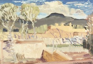 Taos (olej na pokładzie) autorstwa William Victor Higgins