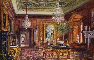 Warwick Castle: Cedar Drawing Room (kolor lito)