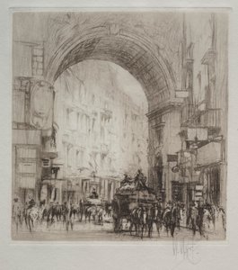 Łuk San Carlo, Neapol autorstwa William Walcot