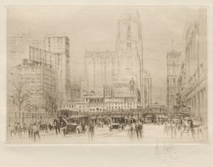 Czterdziesta Druga Ulica Nowy Jork autorstwa William Walcot