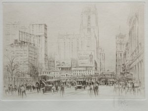 Nowy Jork: 42nd Street autorstwa William Walcot