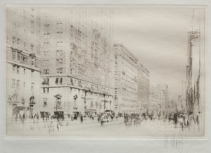 Park Avenue, Nowy Jork autorstwa William Walcot