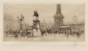 Plac Trafalgarski autorstwa William Walcot