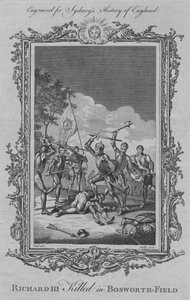 Ryszard III zabity w Bosworth-Field, 1773.