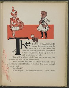 Ilustracja z książki "Cudowny Czarnoksiężnik z Krainy Oz" autorstwa Lymana Franka Bauma autorstwa William Wallace Denslow