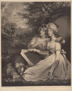 Córki sir Thomasa Franklanda autorstwa William Ward