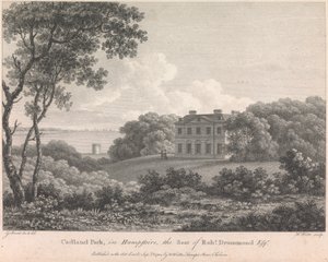 Cadland Park, w Hampshire, siedziba Roberta Drummonda, Esquire (opublikowane przez W. Watts); strona 56 (tom pierwszy) autorstwa William Watts