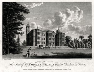 Siedziba Sir Thomasa Wilsona Barta w Charlton w hrabstwie Kent, 1776 r