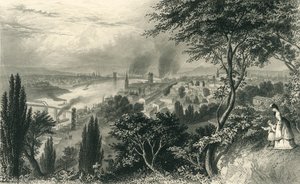 „Miasto Cincinnati”, 1874. autorstwa William Wellstood