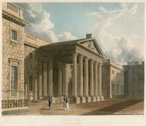 Carlton House, Londyn, front północny autorstwa William Westall