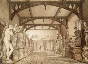 Galeria Rzeźby w Szkołach Egzaminacyjnych, Oksford, 1813 autorstwa William Westall