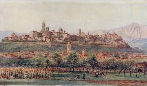 Pergamon (kolorowy kamień) autorstwa William Wiehe Collins